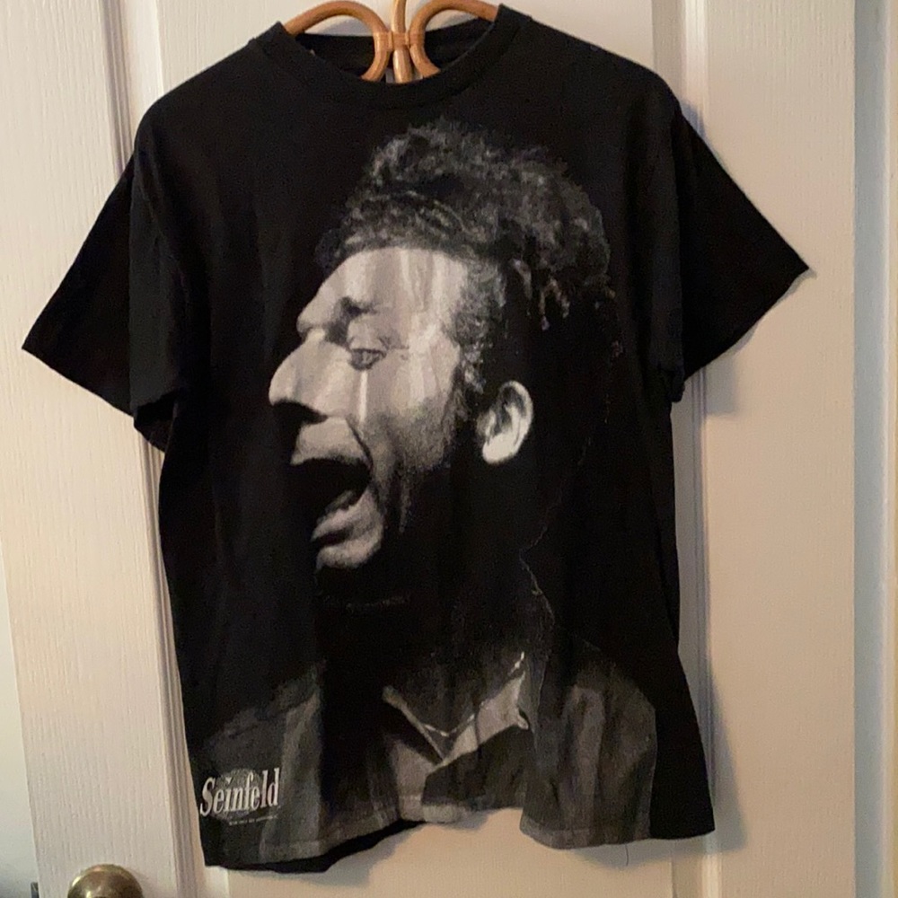 Kramer from Seinfeld vintage black T-shirt